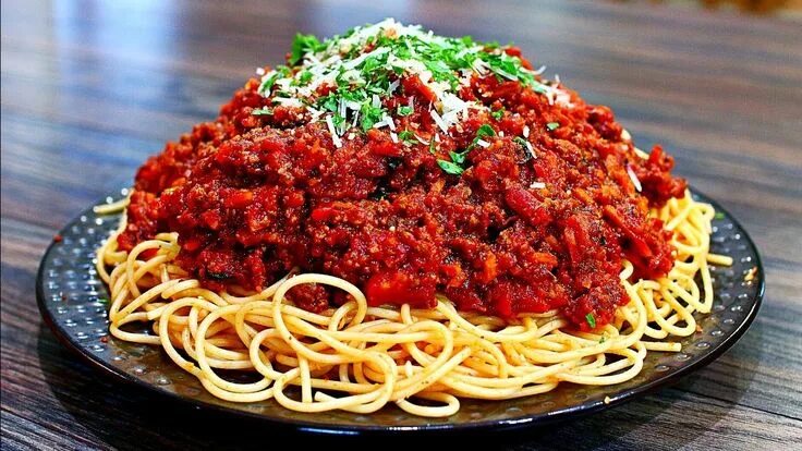 Макароны соус болоньезе рецепт с фото Spaghetti Bolognese Recipe - Bolognese Sauce and Spaghetti (Italian Pasta Recipe