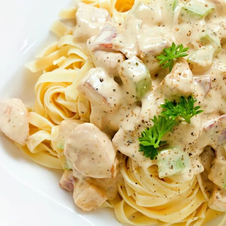 Макароны в сливочном соусе фото Creamy Italian Chicken Recipe Easy Instant Pot Recipe レ シ ピ