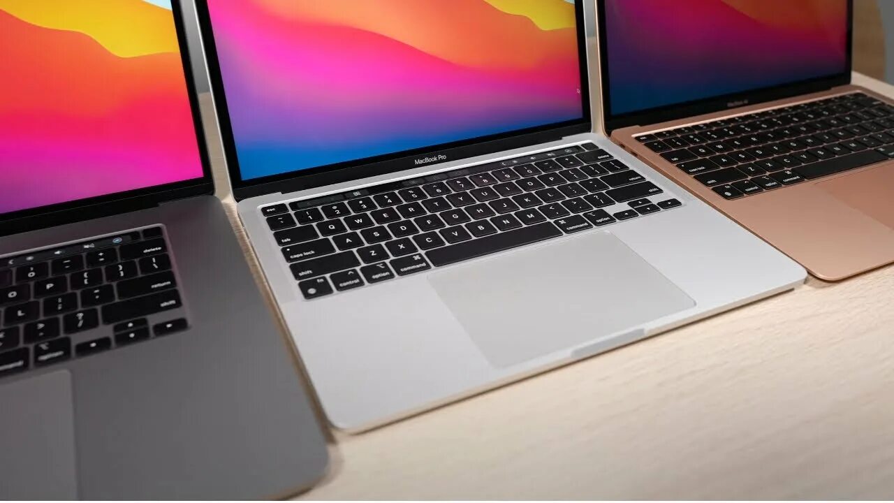 Макбук 13 фото MacBook M1: Gold vs Silver vs Space Gray - Color Comparison - YouTube