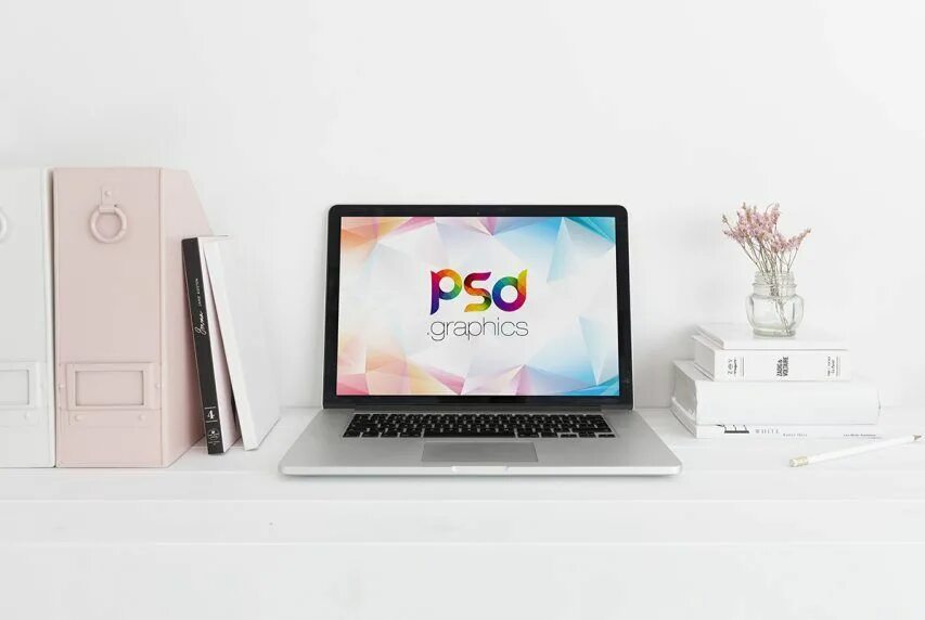 Макбук для дизайнера интерьера Clean Macbook Mockup PSD Macbook mockup, Mockup psd, Presentation design