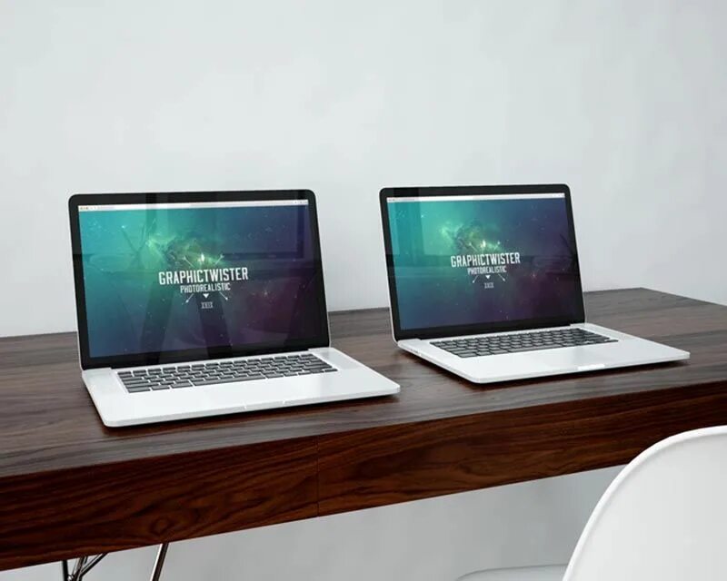 Макбук для дизайнера интерьера какой выбрать Free Double Macbook Pro Mockup Macbook pro, Macbook mockup, Macbook
