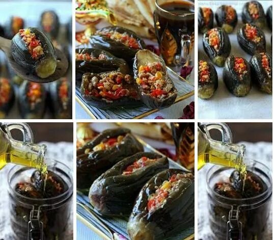Макдус из баклажанов рецепт с фото Макдус. Соление. Фаршированные острые баклажанчики. Арабская кухня → Восточная к