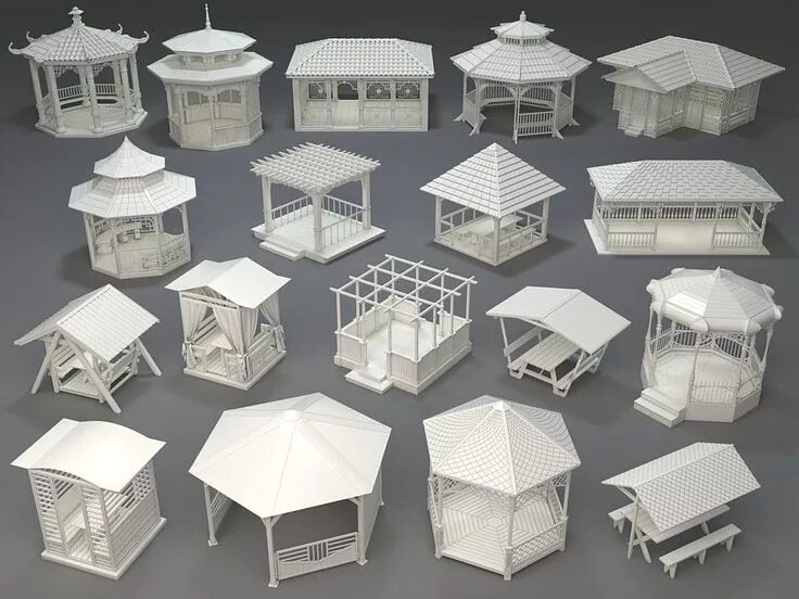 Макет беседки своими руками Pin op City Spaces