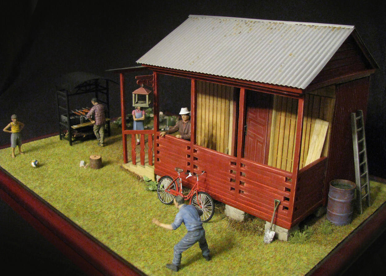 Макет дачи своими руками Фото 4 - Дача Диорамы и виньетки Галерея на Diorama.ru