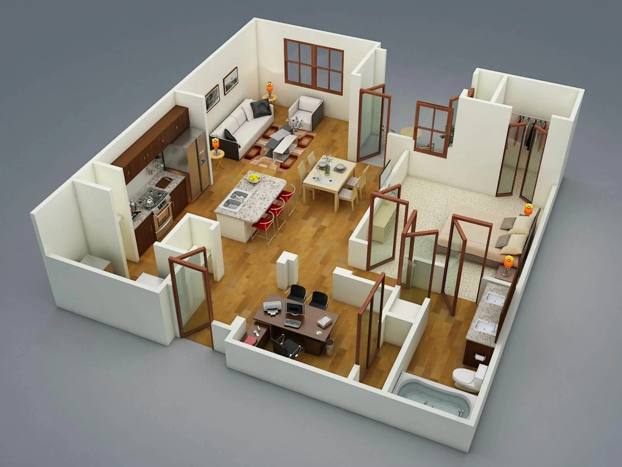 Макет дизайна интерьера Image on Small Design Ideas http://www.smalldesignideas.com/wp-content/uploads/2