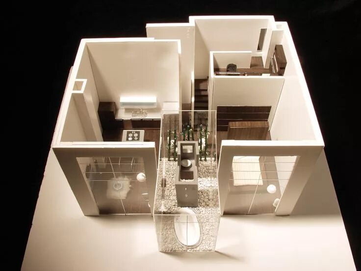 Макет дизайна интерьера Interior Design Students Mô hình