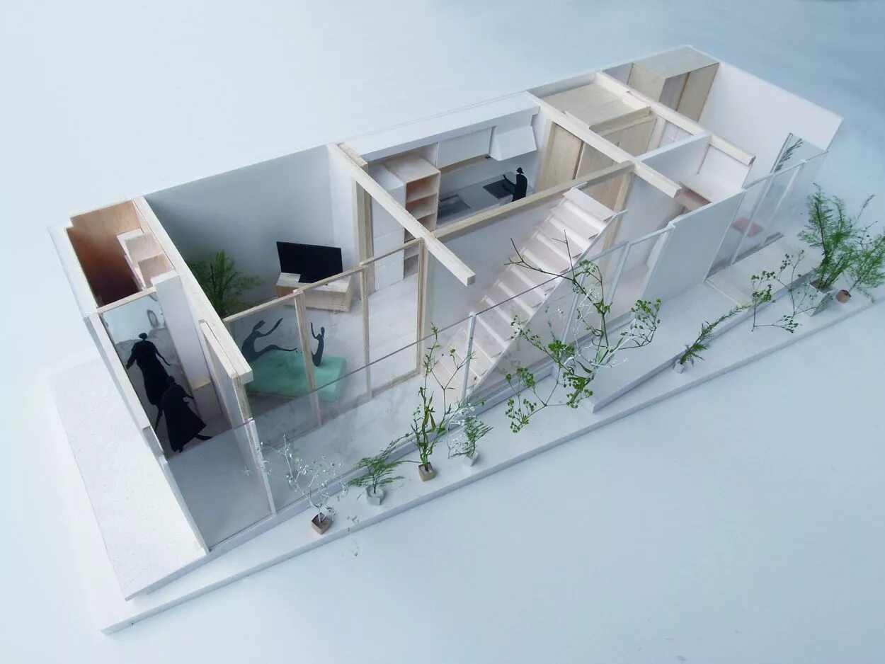 Макет дизайна интерьера House NK, Tokyo(2024) 建 築 模 型, 建 築, 建 築 デ ザ イ ン