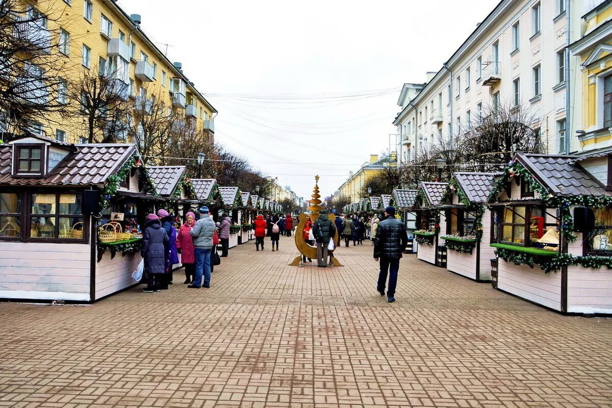 Макет города тверь трехсвятская улица фото В центре Твери можно развлечься со Снегодамочкой - МК Тверь