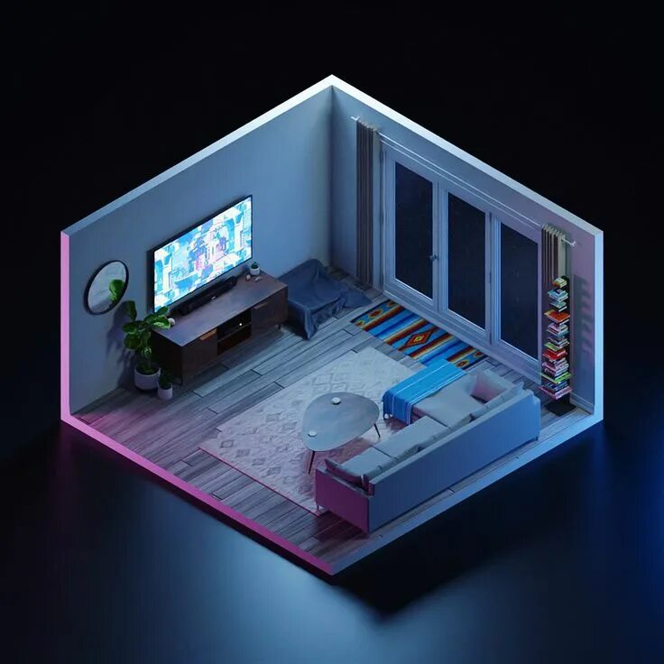 Макет интерьера комнаты Paul Riehle on Twitter Game room design, Isometric design, Room planning