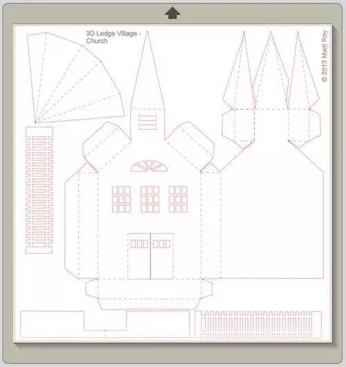 Макет из бумаги своими руками схемы Pin by Svetlana Dubova on Advent Paper house template, Paper houses, Christmas p