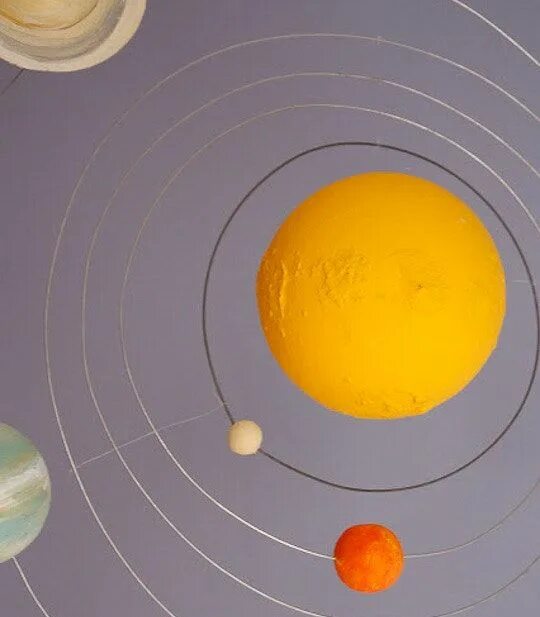 Макет солнца фото Build a Model Solar System kids Sistema solar, Solar system mobile, Diy solar sy