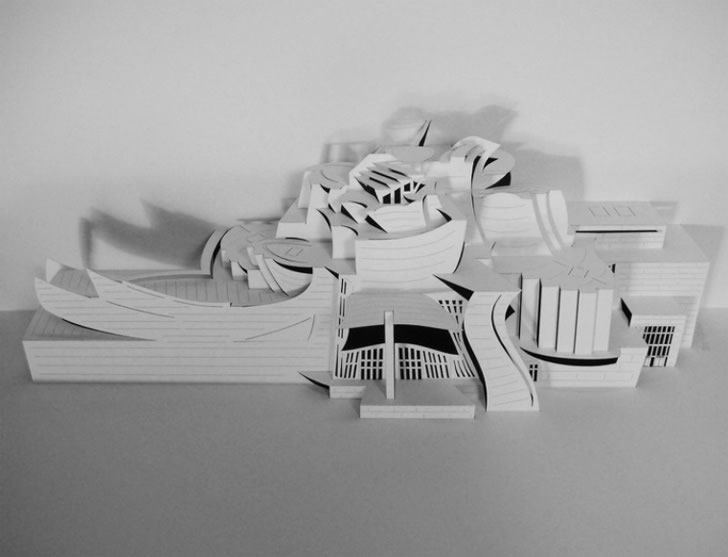 Макеты из бумаги фото Ingrid Siliakus' Origamic Architecture Paper architecture, Paper, Paper art