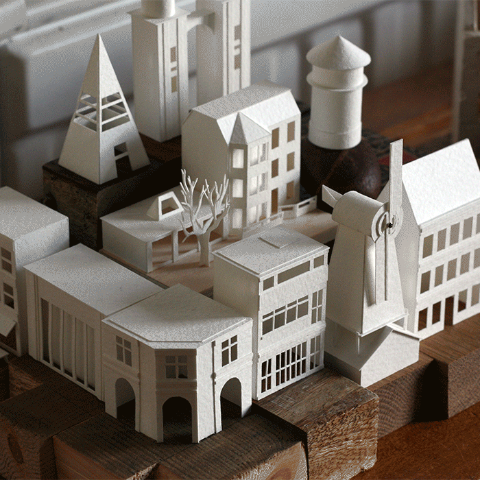 Макеты из бумаги фото This Captivating Animated Miniature Landscape Is Made Entirely of Paper Paper ci