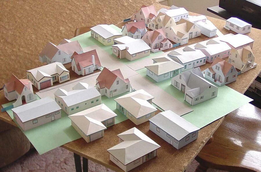 Макеты из бумаги фото paper house - Google Search Paper models house, Paper house template, Paper mode