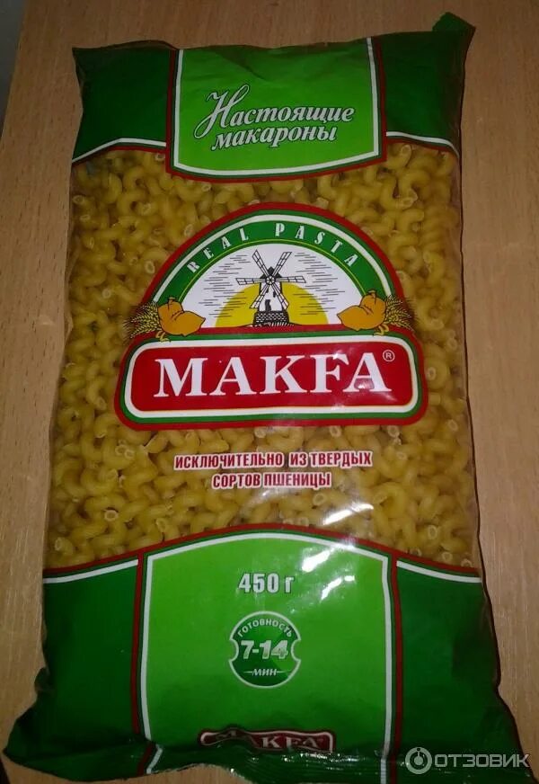 Макфа макароны виды с фото Отзыв о Макароны Макфа "Витки" вкусные