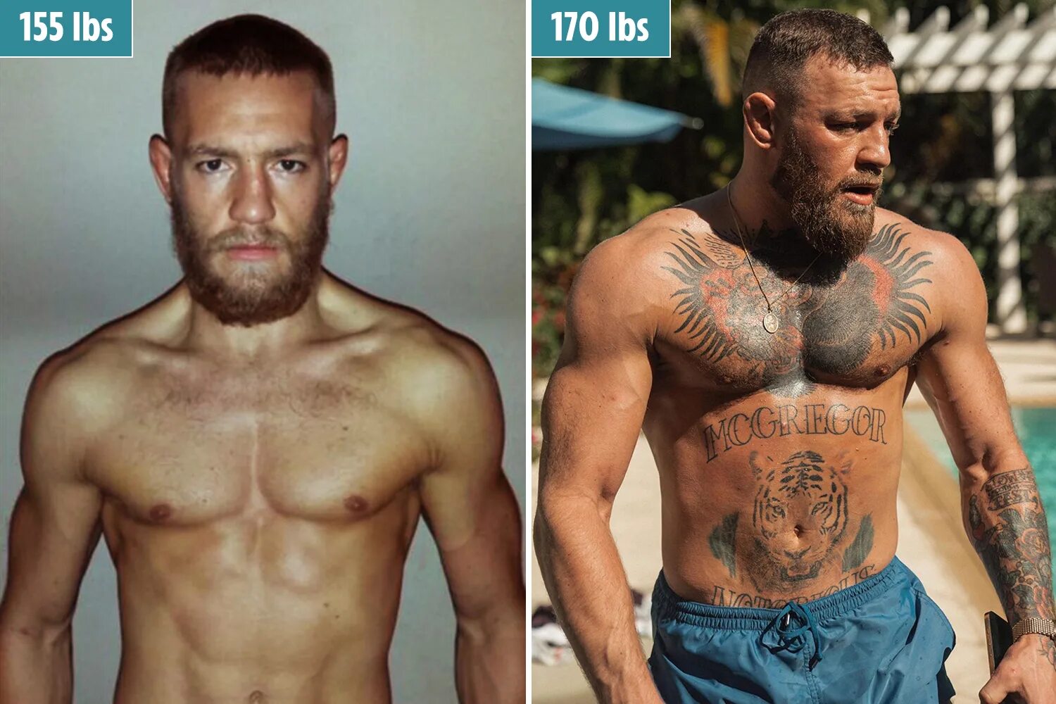 Макгрегор как выглядит сейчас Conor McGregor shows off incredible body transformation from 'Young Tasty' to 'M