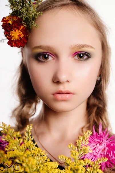 Макияж 10 11 лет Scout Model Group Kostroma Фотосессия в стиле Бьюти Beauty съемка- это артовая с