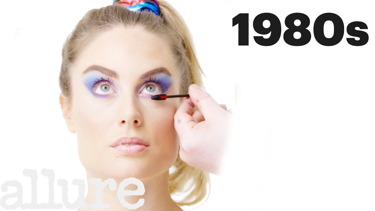 Макияж 100 лет 100 Years of Eyeshadow Allure - YouTube