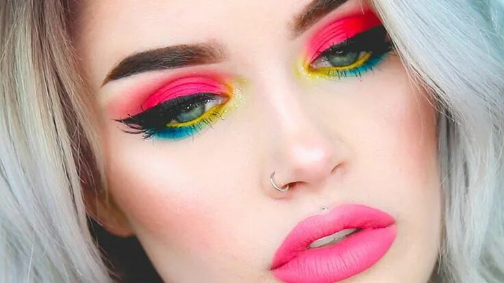 Макияж 16 BRIGHT + COLORFUL SPRING MAKEUP GRWM atleeeey #EyeMakeupNatural makeup in 2019 S