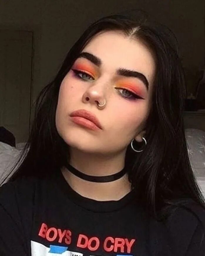 Макияж 17 лет egirl makeup... Edgy makeup, Aesthetic makeup, Grunge makeup Edgy makeup, Grunge