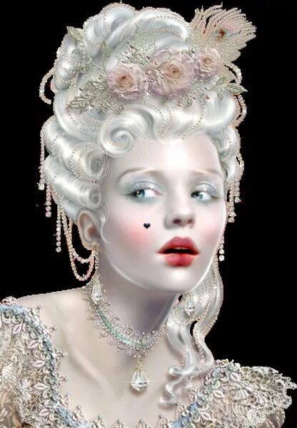 Макияж 17 века Get the We Heart It app! Rococo fashion, Rococo, 18th century makeup