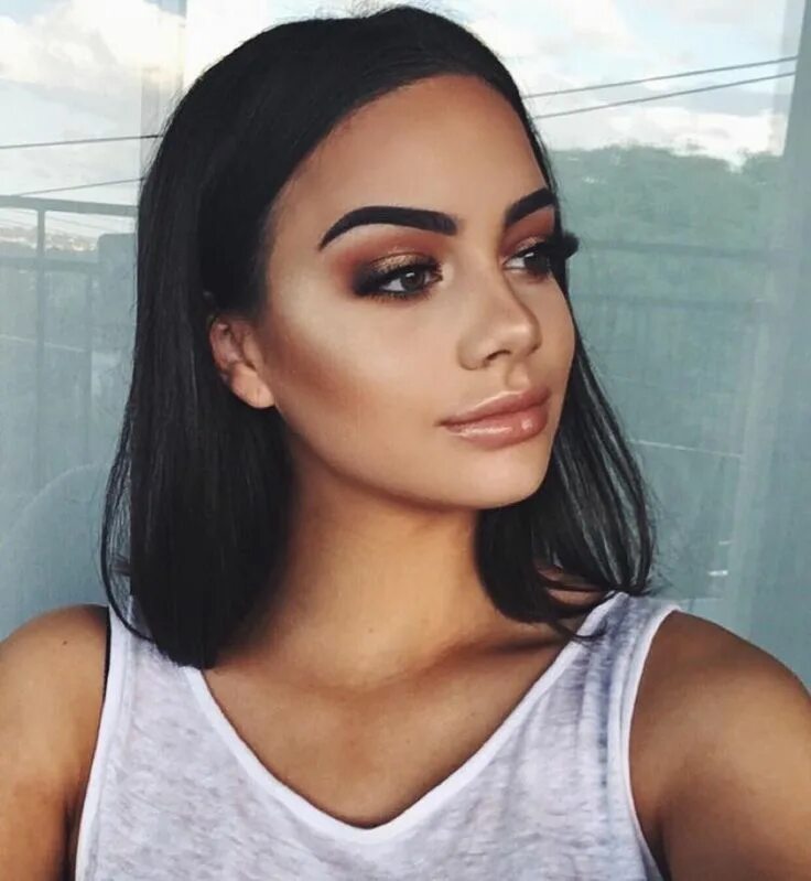 Макияж 18 лет Pin de Вика Данилевская em MAKE-UP. Dicas de maquiagem e truques, Truques de est