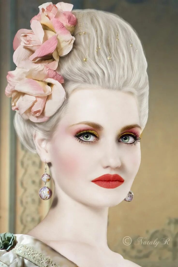 Макияж 18 века Rococo Inspired Hair Victorian makeup, Makeup, 18th century makeup