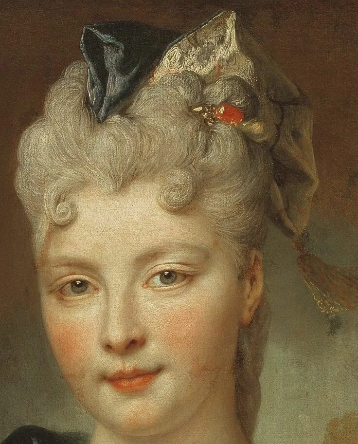 Макияж 18 века Portrait of a Young Lady by Nicolas Largilliere Face art, Painting style, Portra