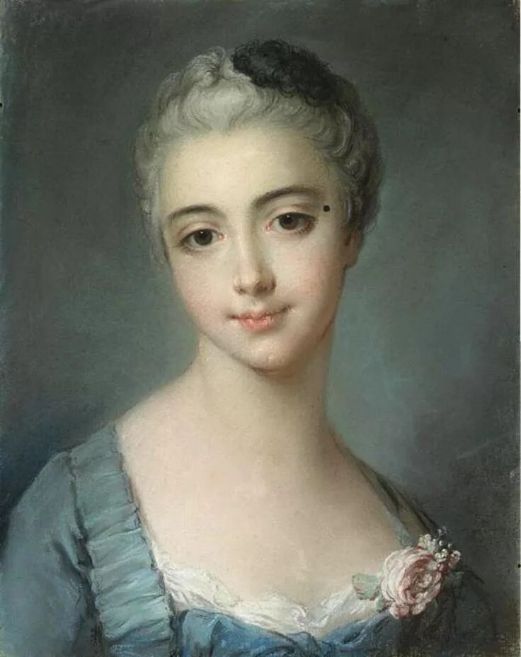 Макияж 18 века в россии Jeune fille au ruban rose au corsage - François Boucher (copie) François Boucher