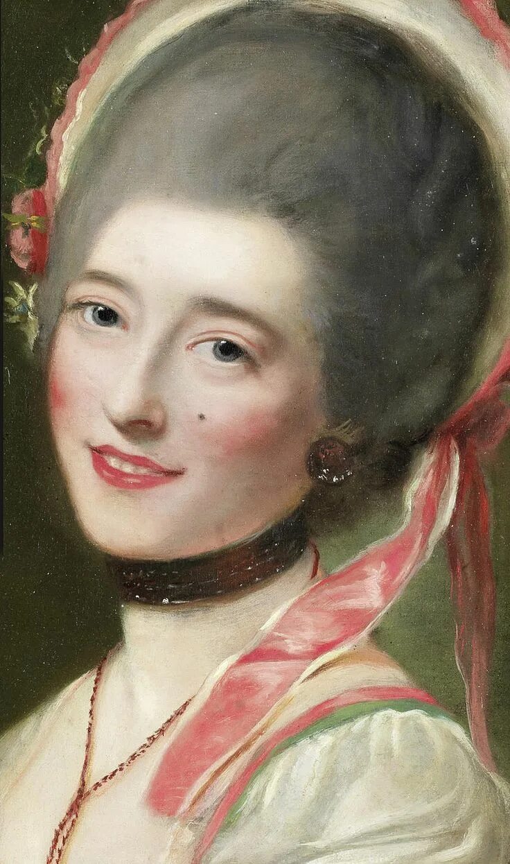Макияж 18 века в россии ANNA ZAMPERINNI ACTRESS SINGER AND DANCER 1767 BY NATHANIEL HONE Портрет, Живопи