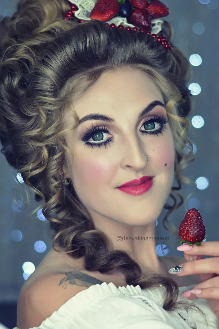 Макияж 19 года историческая прическа 18век hairstyle of the 18th century hairstyle historica. H