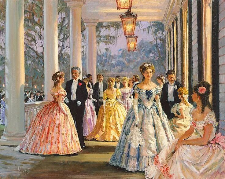 Макияж 19 века в россии для бала A Southern Belle's Handbook Cross paintings, Southern belle, Counted cross stitc