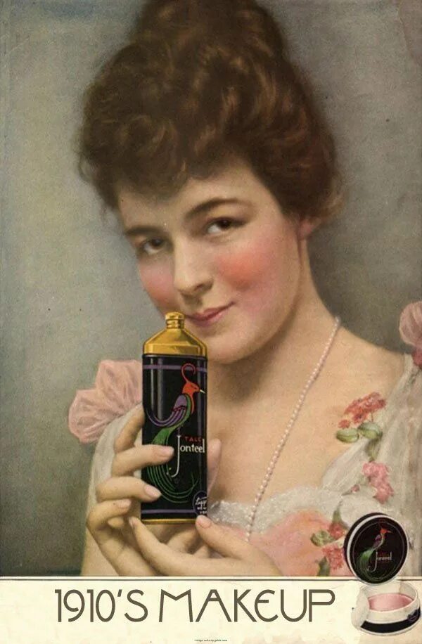 Макияж 1900 годов Vintage Makeup Styles from 1910 to 1920 vintage makeup guide Vintage makeup ads,