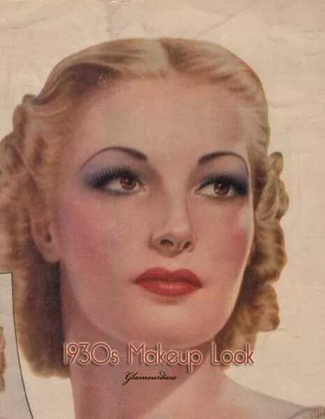 Макияж 1930 года Vintage 1930s Makeup and Hair Inspiration
