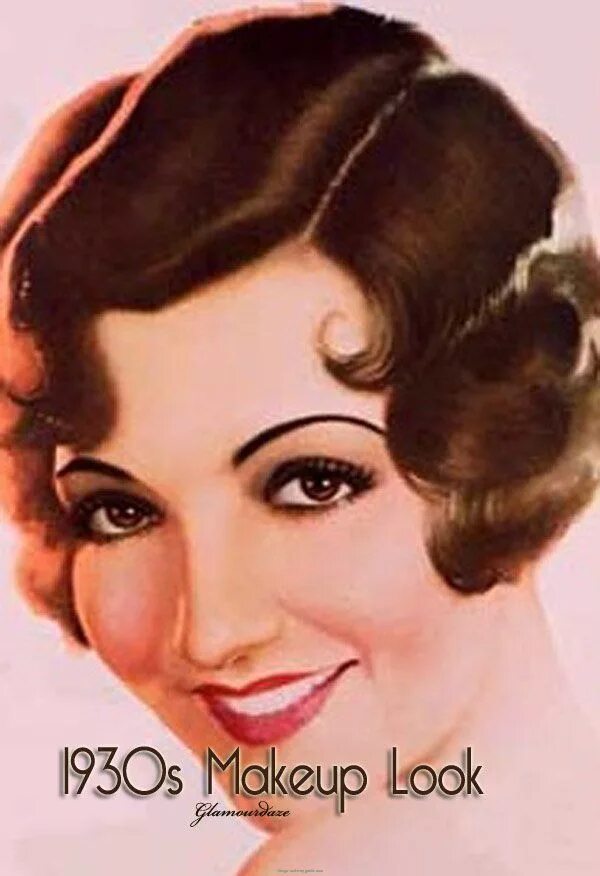 Макияж 1930 х годов Pin by Tina Williams on Vintage 1930s makeup, Vintage makeup, 1930s hair