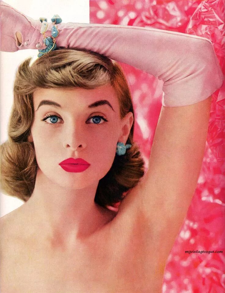Макияж 1950 годов myvintagevogue - Cosmetics Vintage hairstyles, Vintage glamour, 1950s makeup