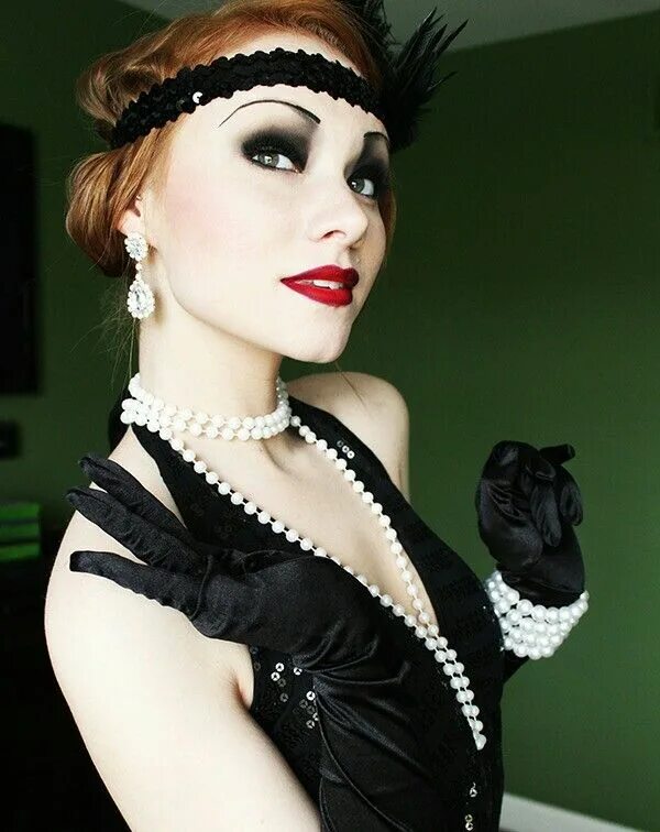 Макияж 20 годов Pin by Marisol Baldi on Looks de época Flapper makeup, 1920s inspired makeup, Ga