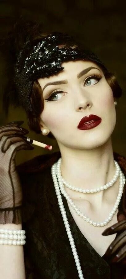 Макияж 20 годов 20 века Pin by Jilly Finlay on Era The Roaring Twenties Vintage makeup, 1920s makeup, 20