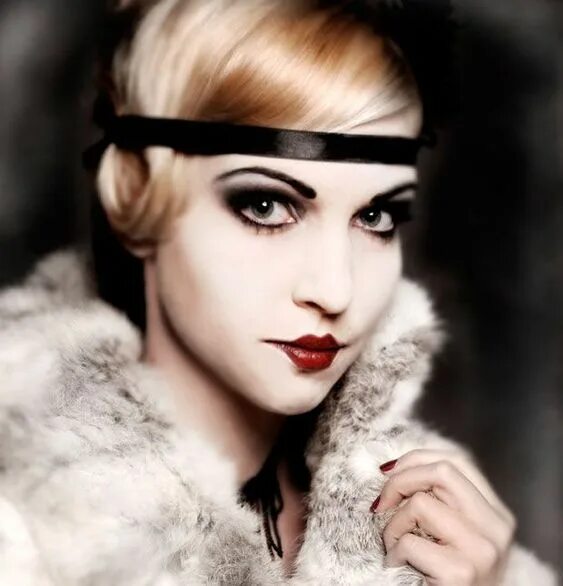 Макияж 20 годов 1920's makeup 1920s makeup, Vintage makeup, Carnival makeup