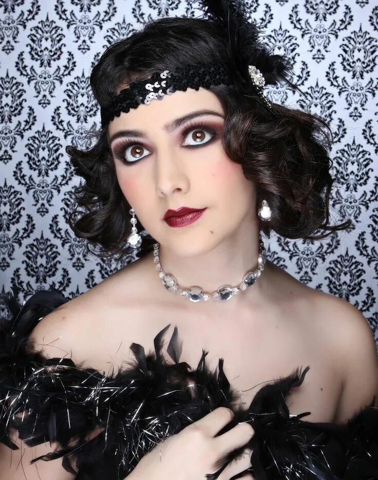 Макияж 20 годов Flapper makeup, Gatsby makeup, Great gatsby makeup