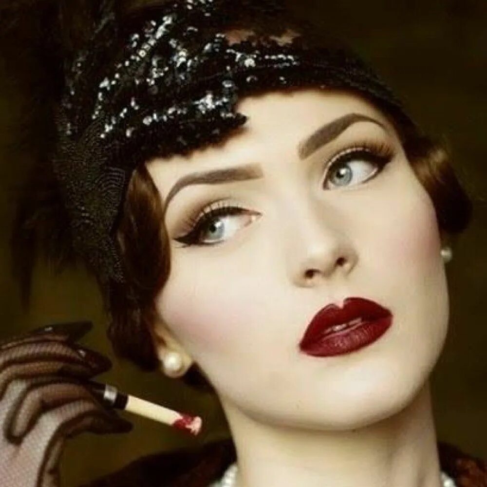 Макияж 20 века I'm offering a discount! Wedding makeup vintage, Vintage hairstyles, Retro makeu