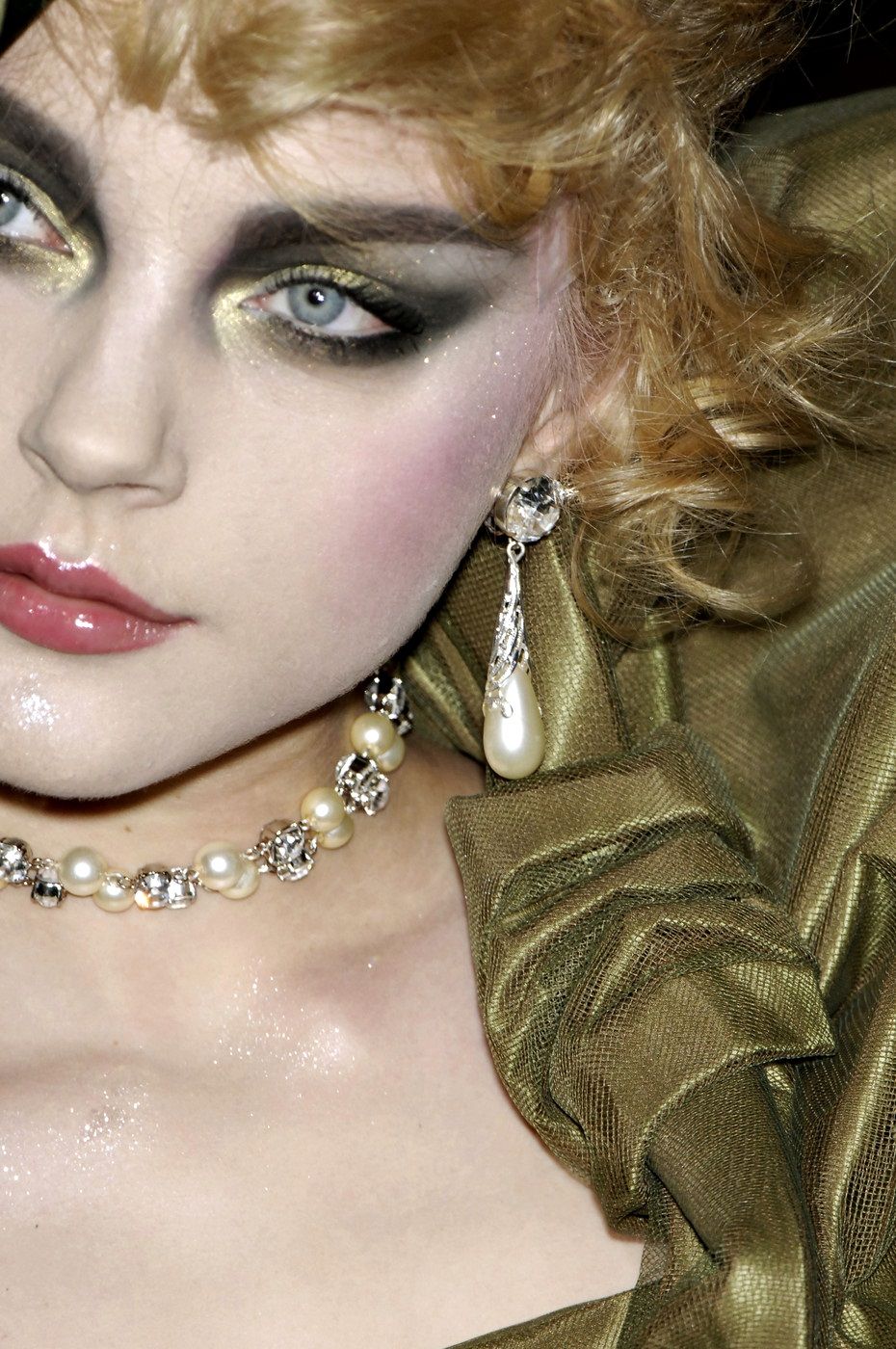 Макияж 2007 х годов Jessica Stam for Christian Dior Haute Couture Fall 2007 Fashion makeup, Artistry