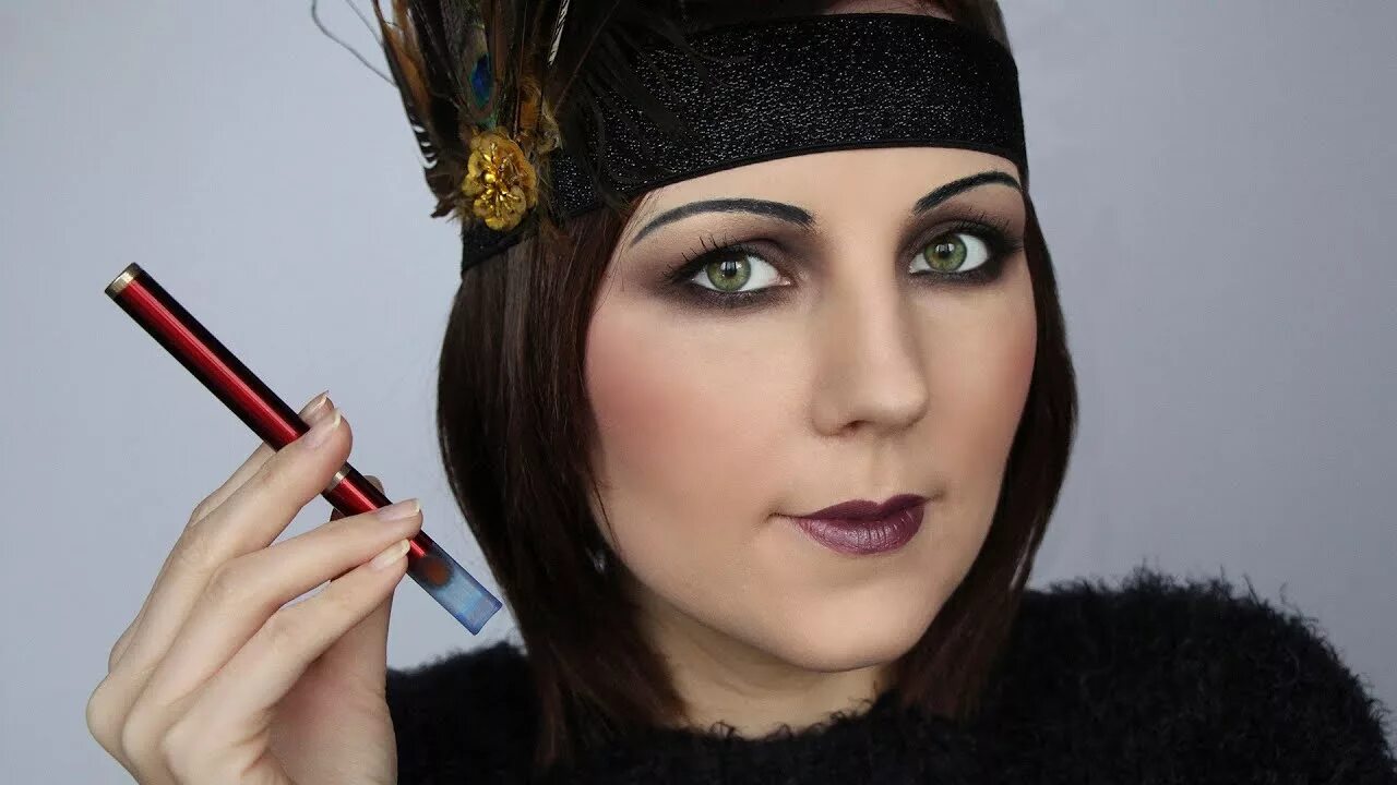 Макияж 2010 х годов Gatsby 1920s Vintage makeup /Flapper Girl - YouTube