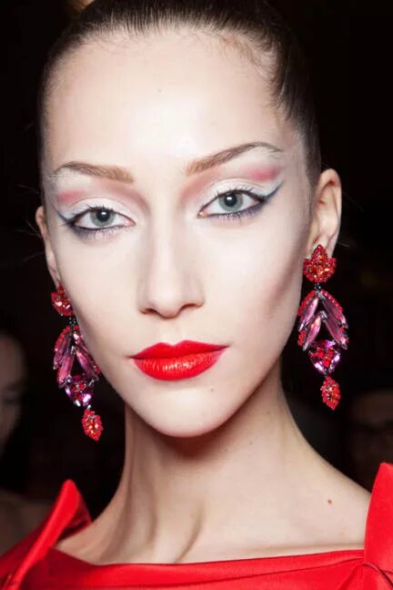 Макияж 2012 года Runway Beauty: Bright Eyeliner at Kenzo Spring/Summer 2013 - Makeup For Life, br
