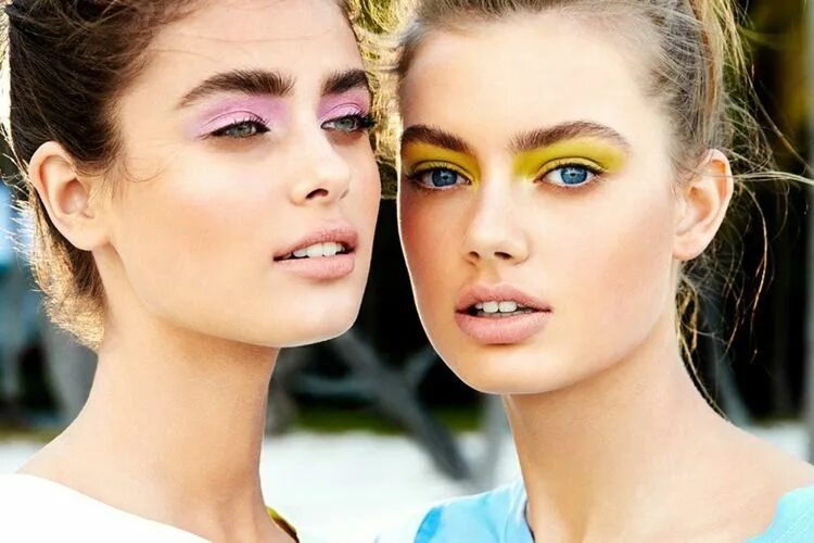 Макияж 2017 год подростки Idées maquillage des yeux - 60 idées avec les couleurs d’été Beauty makeup, Make