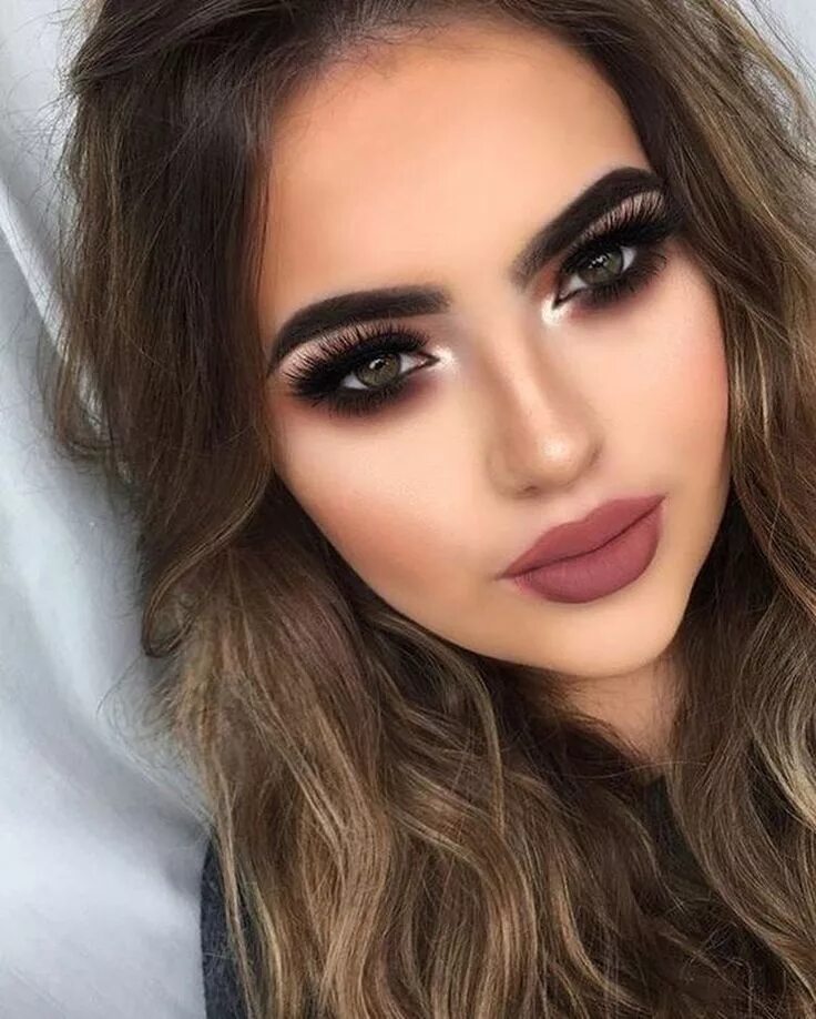 Макияж 2024 для карих глаз ♡ ; Pinterest : @ XOkikiiii Eye makeup, Smokey eye makeup, Gorgeous makeup