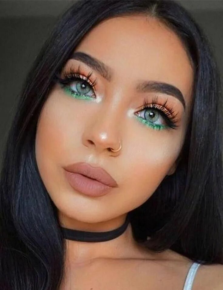 Макияж 2024 для зеленых глаз Read more about makeup foundation #makeuptutorials #naturalmakeup Blue eye makeu