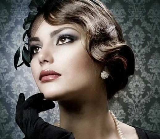 Макияж 20х годов гэтсби Картинки по запросу картины чикаго Vintage hairstyles, Retro hairstyles, Holiday