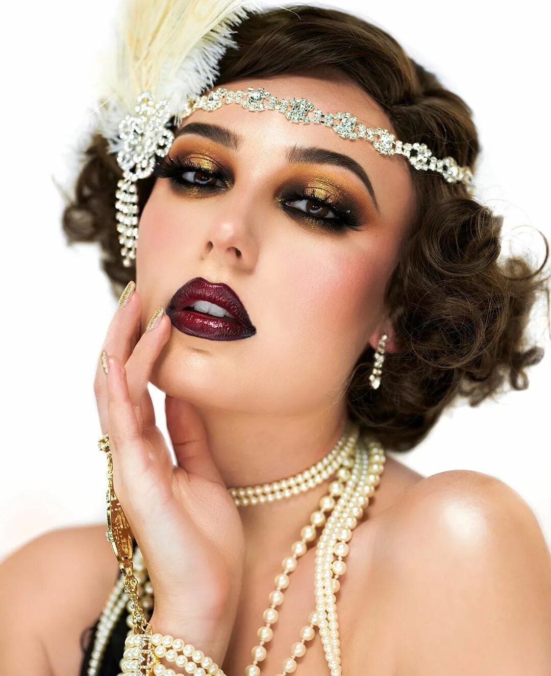 Макияж 20х в стиле гэтсби пошагово GATSBY?! What GATSBY?Roaring 20s makeup! Absolutely loved creating this look It 