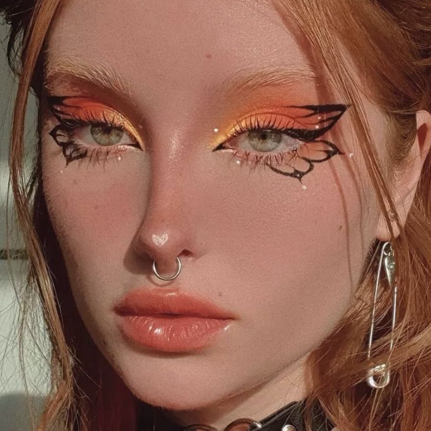 Макияж 24 года Pin on makeup Butterfly makeup, Cute eye makeup, No eyeliner makeup